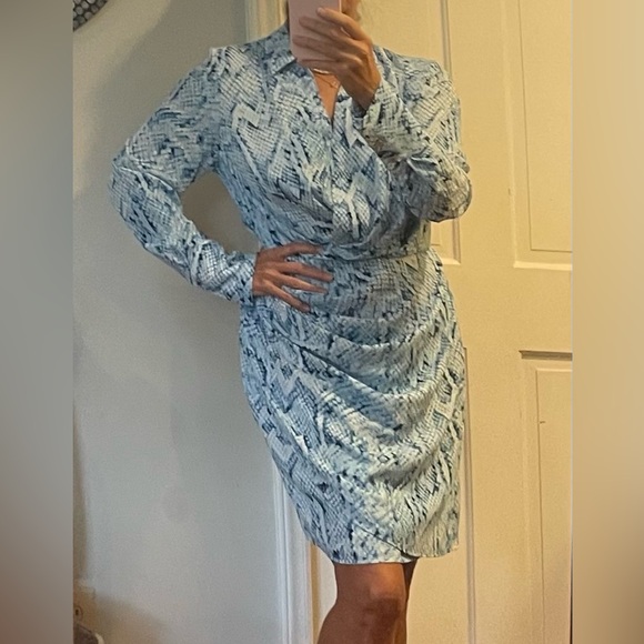 Calvin Klein Dress Excellent Condition - figure flattering & like new L - Picture 14 of 14